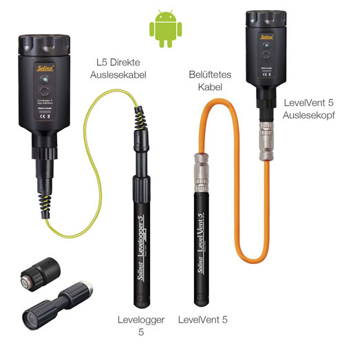 Solinst Levelogger 5 App-Schnittstelle und optischer Levelogger 5-Adapter solinst levelogger solinst levelogger 5 app schnittstelle levelogger 5 app schnittstelle für android android kompatibles datenlogger-download-gerät solinst android kompatibles gerät solinst levelogger 5 app schnittstelle für android-bild