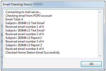 Solinst LevelSender E-Mail-Client-Fenster solinst levelsender e-mail-client-fenster