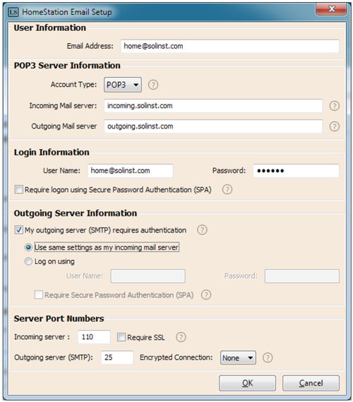 Solinst LevelSender-E-Mail-Server und Anmeldeinformationen zeigen das E-Mail-Setup-Fenster der Home Station an solinst levelsender-e-mail-server und anmeldeinformationen zeigen das e-mail-setup-fenster der home station an