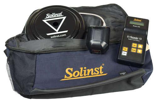 Solinst Ultraschall-Wasserstandsmessgerät mit Feldtasche und Frisbeescheibe solinst ultraschall-wasserstandsmessgerät mit feldtasche und frisbeescheibe