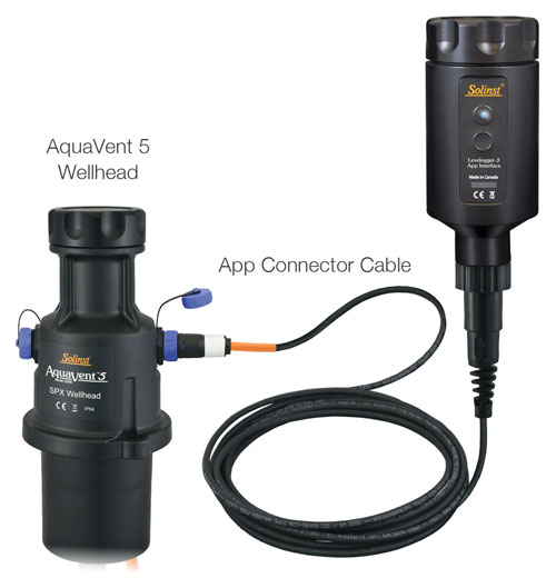 Solinst Levelogger Solinst Levelogger 5 App Interface Connected To Aquavent 5 Vented Water Level Dataloggers solinst levelogger 5 app interface connected to aquavent 5 vented water level dataloggers