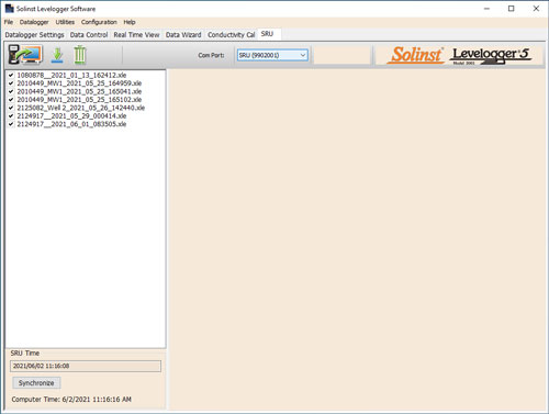 Selecting Levelogger Files In Solinst Levelogger Software selecting levelogger files in solinst levelogger software