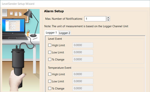 Solinst LevelSender 5 Optional Alarm Setup solinst levelsender 5 optional alarm setup