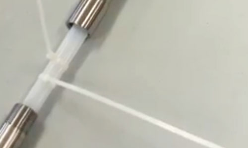 Cut And Remove The Cable Ties And Slowly Slide The 615ML Multllevel Drive Point Piezometer Extension Into Place And Tighten cut and remove the cable ties and slowly slide the 615ml multllevel drive point piezometer extension into place and tighten