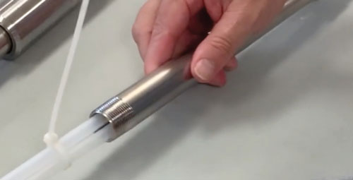 Push And Move The Cable Tie Along The Tubing To Keep The Tubing Grouped And Will Avoid Twisting push and move the cable tie along the tubing to keep the tubing grouped and will avoid twisting