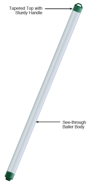 428 Biodegradable PVC Bailer 428 biodegradable pvc bailer